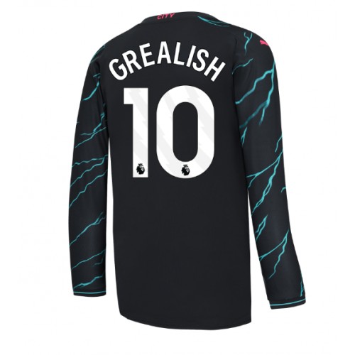 Moški Nogometni dresi Manchester City Jack Grealish #10 Tretji 2023-24 Dolgi Rokav